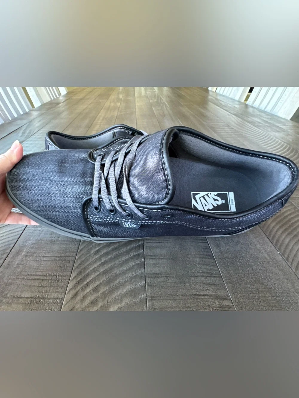 Vans Pro Chukka Low Denim Canvas Sneakers Men's Size 13 (NWOT)